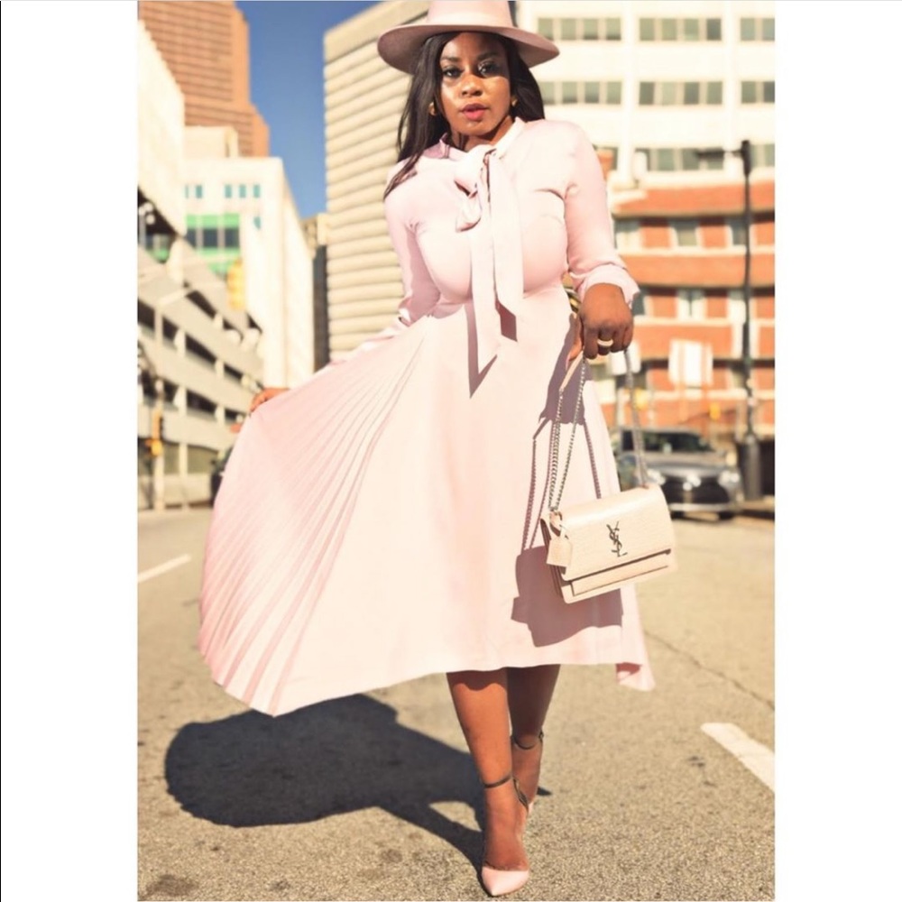 H&M Baby Pink Bow Dress